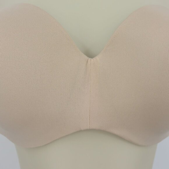 Maidenform 38C SE0004 Self Expressions Beige Strapless Underwire Bra Padded - Picture 3 of 13